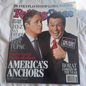 Rolling Stone Magazine with Jon Stewart & Stephen Colbert November 2006